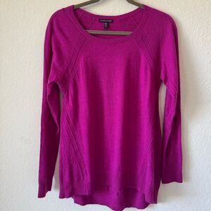 Eileen Fisher Magenta Crew Neck Sweater